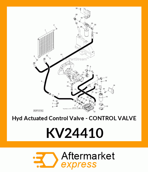 Hyd Actuated Control Valve - CONTROL VALVE KV24410