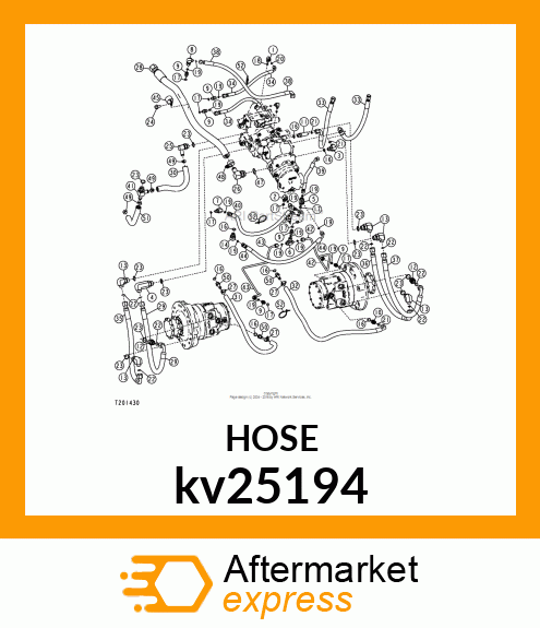 HOSE, HYDRAULIC kv25194