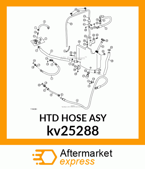 HOSE, HYDRAULIC kv25288