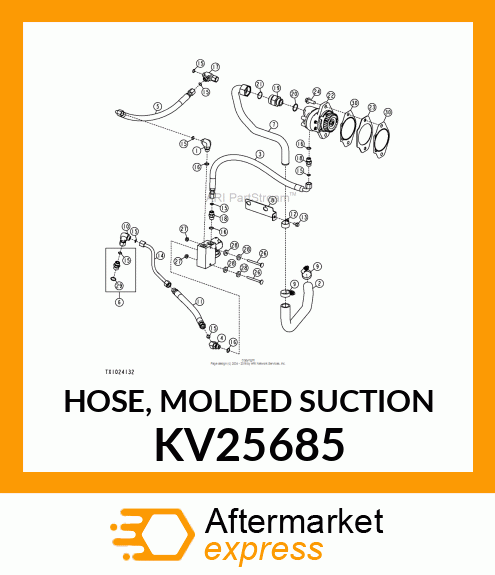 HOSE, MOLDED SUCTION KV25685