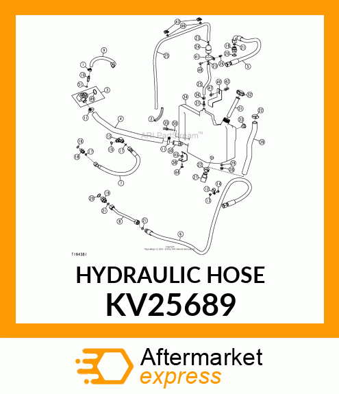 HYDRAULIC HOSE KV25689