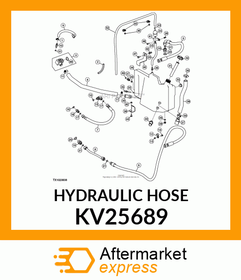 HYDRAULIC HOSE KV25689