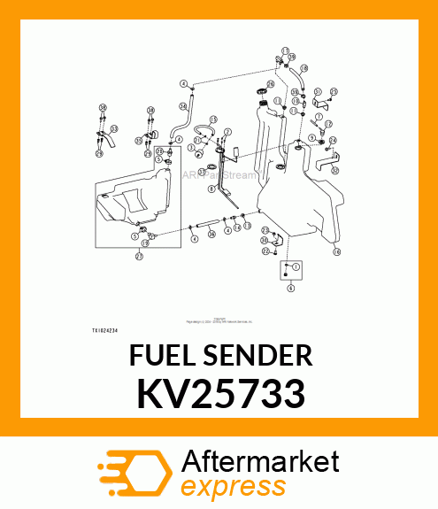 FUEL SENDER FUEL SENDER, CLASS 3 KV25733