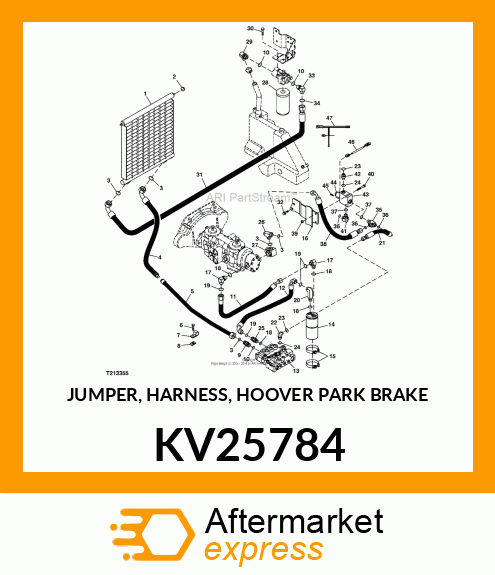 JUMPER, HARNESS, HOOVER PARK BRAKE KV25784