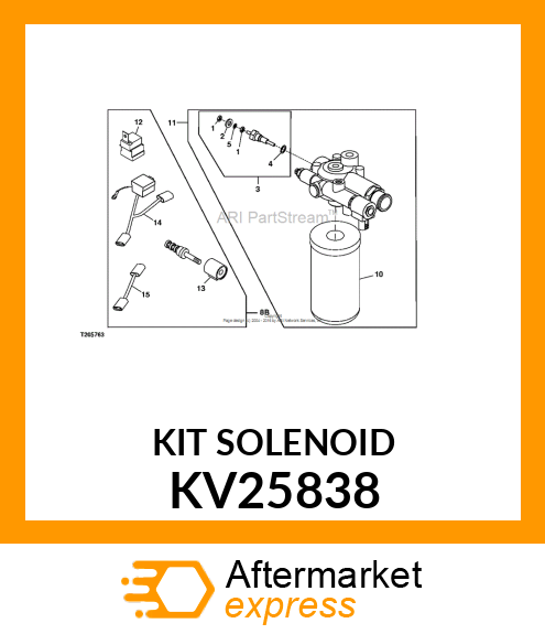 KIT SOLENOID KV25838