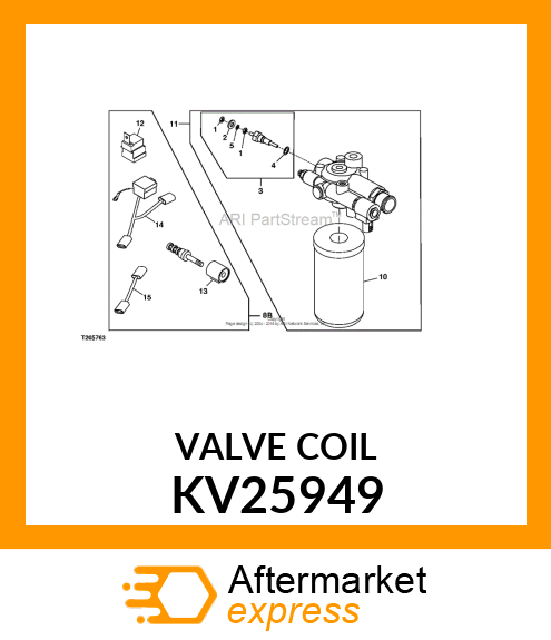 COIL, SOLENOID KV25949