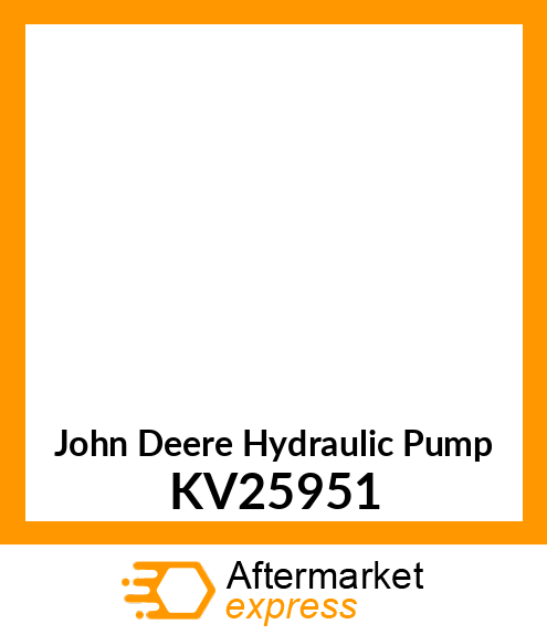 PUMP, HYDRAULIC KV25951