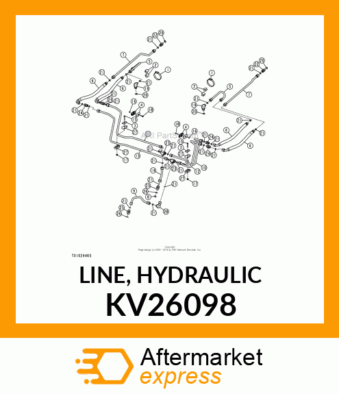 LINE, HYDRAULIC KV26098