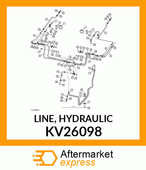 LINE, HYDRAULIC KV26098