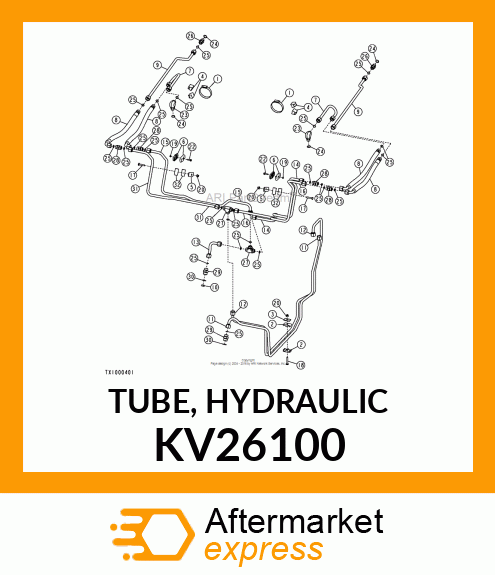 TUBE, HYDRAULIC KV26100