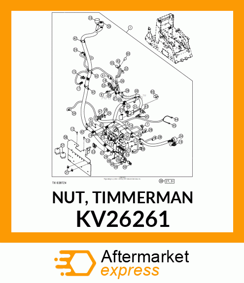 NUT, TIMMERMAN KV26261