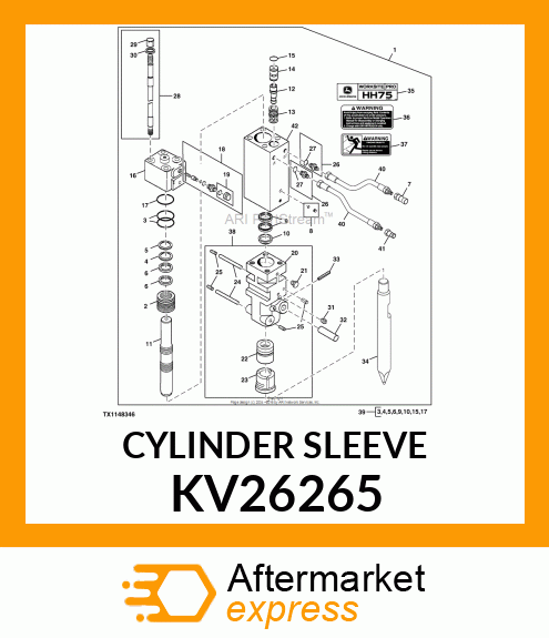 CYLINDER SLEEVE KV26265