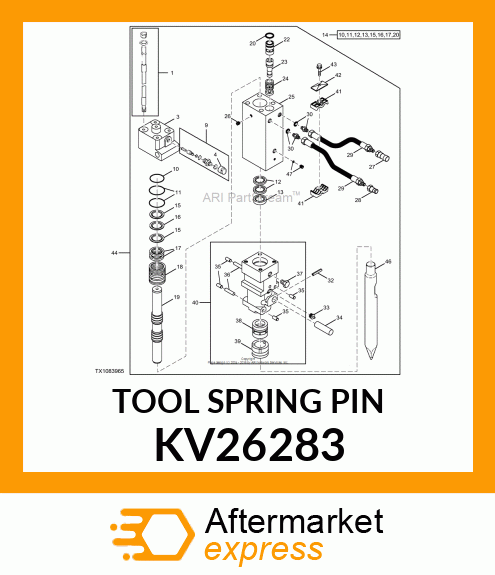 TOOL SPRING PIN KV26283