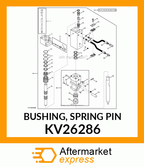 BUSHING, SPRING PIN KV26286