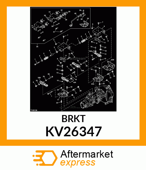 BRACKET, FRONT CENTERING KV26347