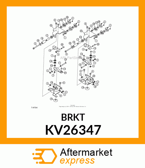 BRACKET, FRONT CENTERING KV26347