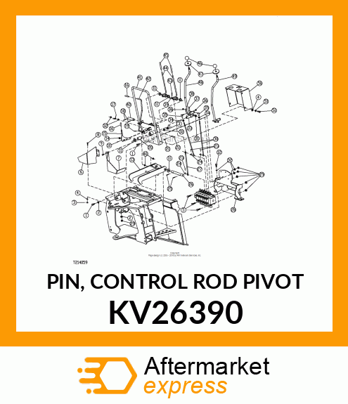 PIN, CONTROL ROD PIVOT KV26390