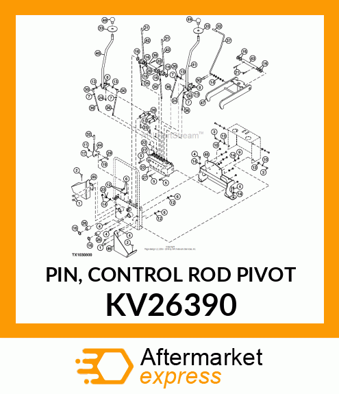 PIN, CONTROL ROD PIVOT KV26390