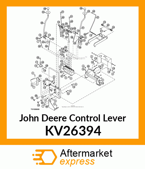 STABILIZER CONTROL LEVER WELDMENT KV26394