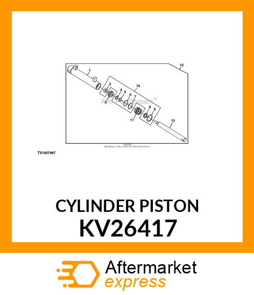 CYLINDER PISTON KV26417