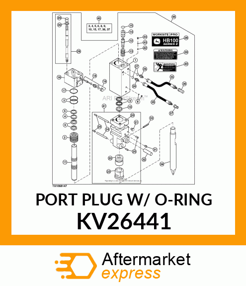 PORT PLUG W/ O KV26441