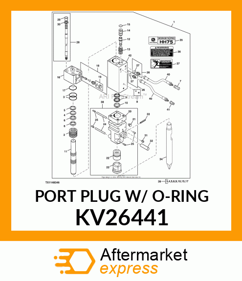 PORT PLUG W/ O KV26441