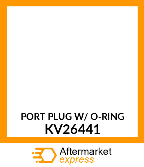 PORT PLUG W/ O KV26441