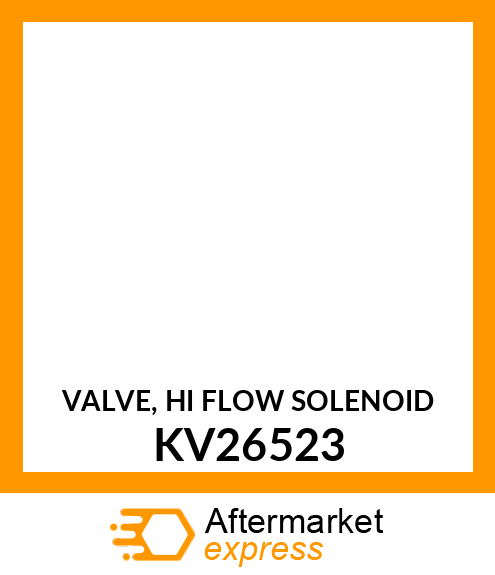 VALVE, HI FLOW SOLENOID KV26523