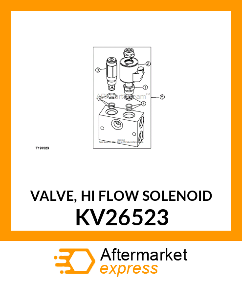 VALVE, HI FLOW SOLENOID KV26523