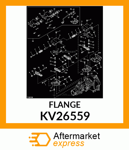 BRACKET TRIANGLE PART # 1701 KV26559