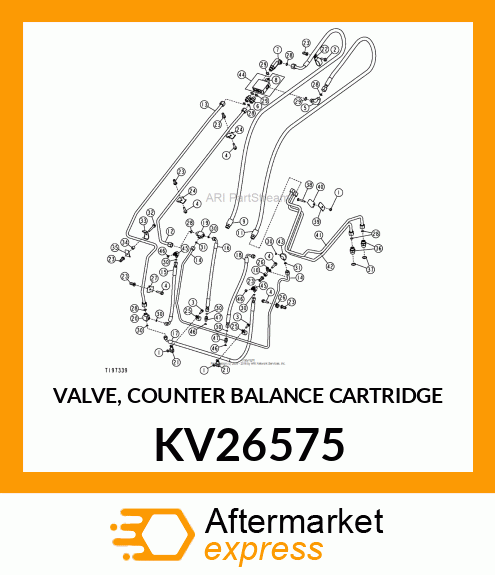 VALVE, COUNTER BALANCE CARTRIDGE KV26575