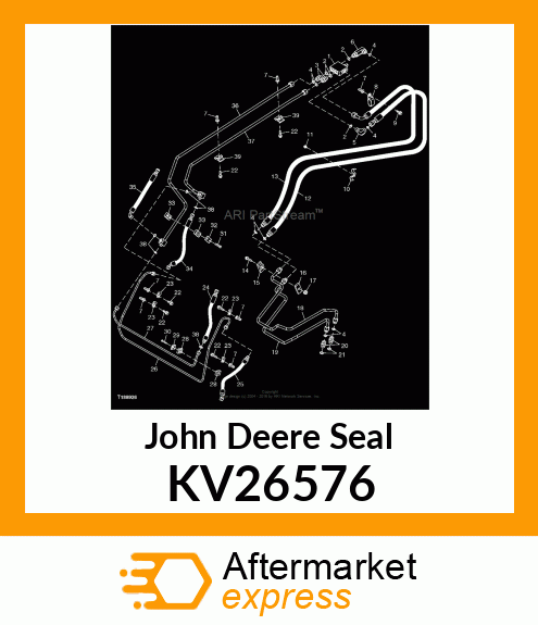 SEALS, COUNTER BALANCE VALVE KV26576