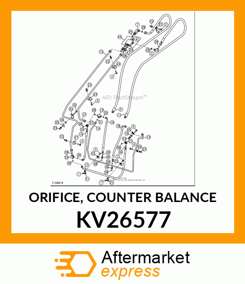 ORIFICE, COUNTER BALANCE KV26577