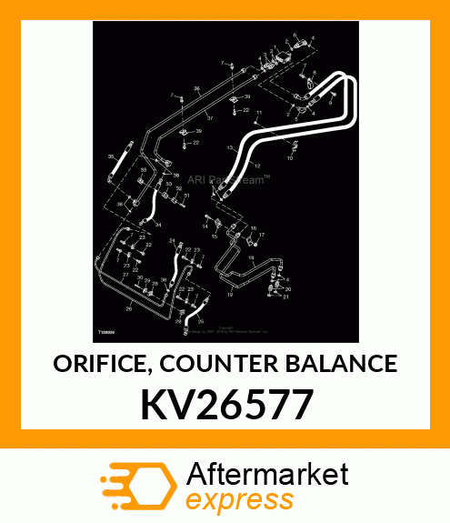 ORIFICE, COUNTER BALANCE KV26577