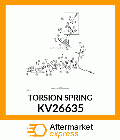 SPRING, TORSION KV26635