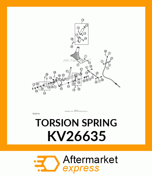 SPRING, TORSION KV26635