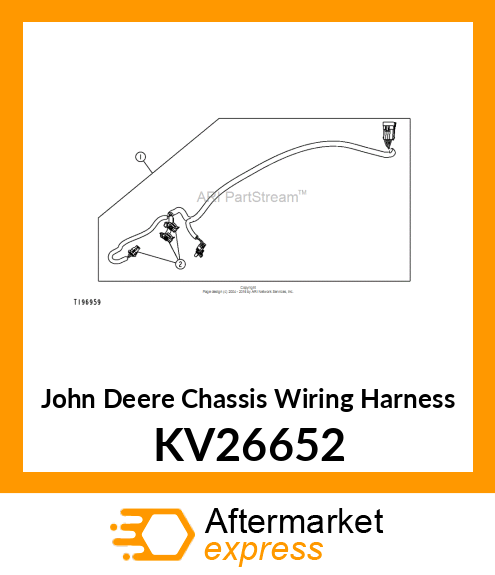 HARNESS, FRONT CHASSIS KV26652