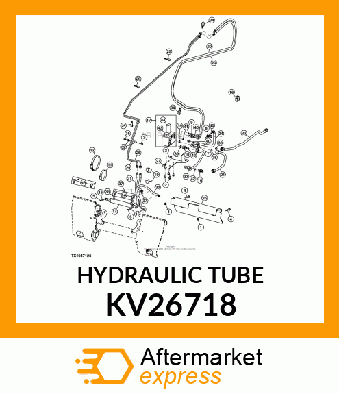 HYDRAULIC TUBE KV26718