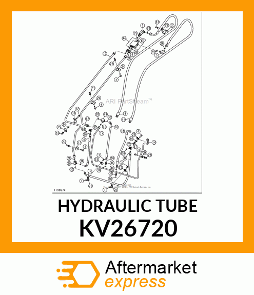 HYDRAULIC TUBE KV26720