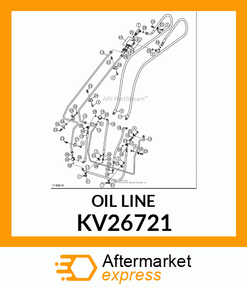 HYDRAULIC TUBE KV26721