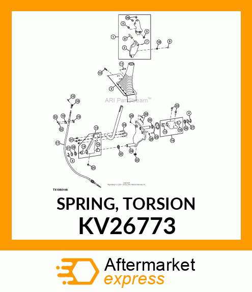 SPRING, TORSION KV26773