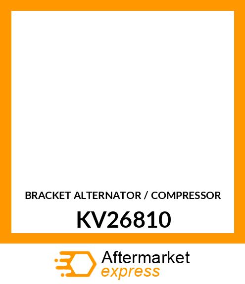 BRACKET ALTERNATOR / COMPRESSOR KV26810