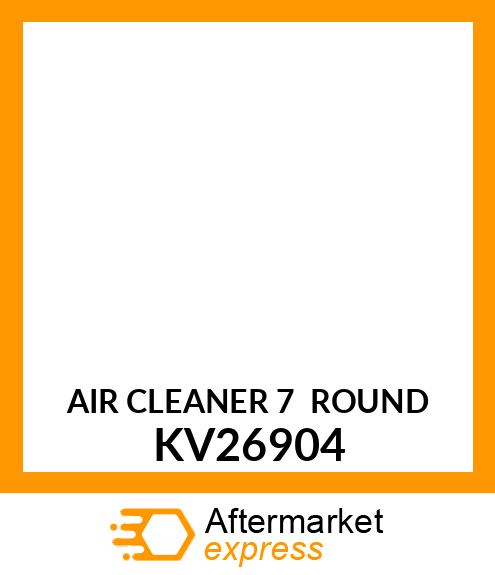 AIR CLEANER 7 ROUND KV26904