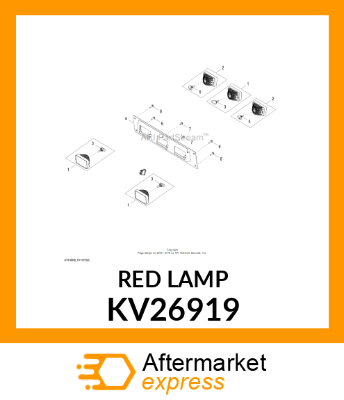 TAIL LAMP ASSMEBLY KV26919