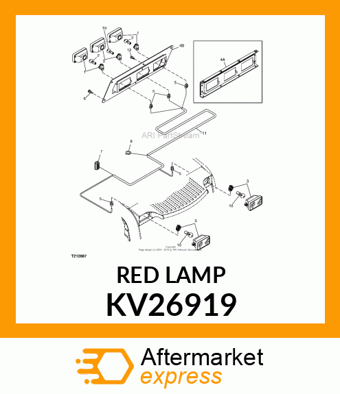 TAIL LAMP ASSMEBLY KV26919