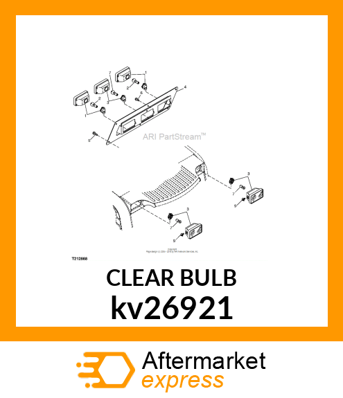 BULB/ASSEMBLY BULB W/SOCKET,12V, 50 kv26921