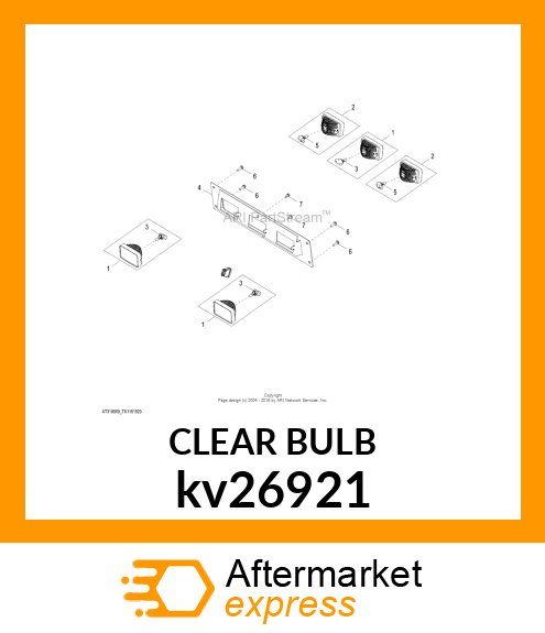 BULB/ASSEMBLY BULB W/SOCKET,12V, 50 kv26921