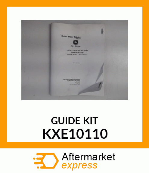 GUIDE KIT, EXTREME ROTOR amp; CONCAVE KXE10110