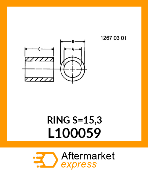 RING S=15,3 L100059