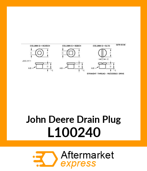 FITTING PLUG M36X1,5 L100240